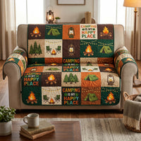 Camp Nights Quilted Sofa Cover NCU0TD2726