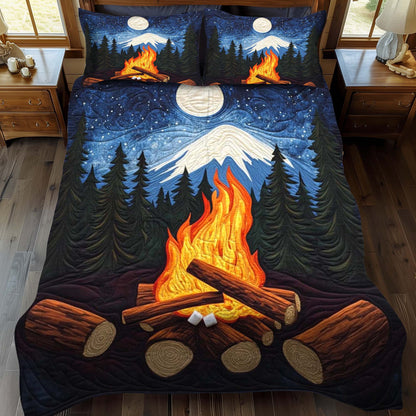 Camp Serenity 3-Piece Quilted Bedding Set NCU0NT670
