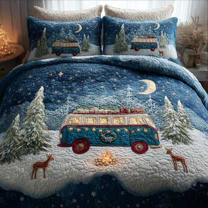 Camp Under Stars 3-Piece Quilted Bedding Set NCU0NT11358