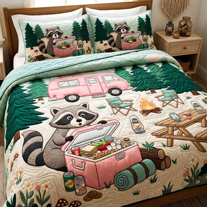 Camper Rest 3-Piece Quilted Bedding Set NCU0XD2830