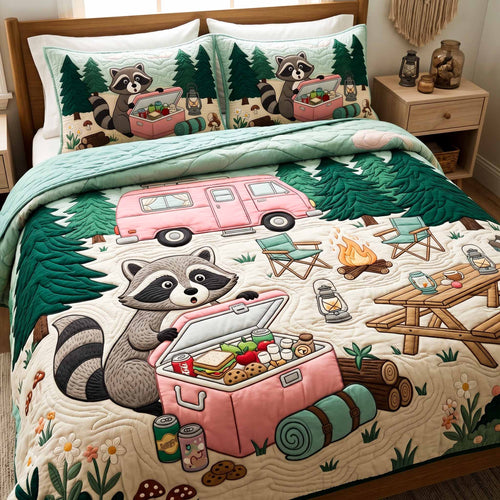 Camper Rest 3-Piece Quilted Bedding Set NCU0XD2830