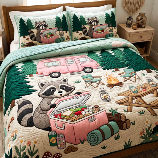 Camper Rest 3-Piece Quilted Bedding Set NCU0XD2830