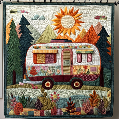 Camper Van Adventure Quilted Blanket NCU0DK9693
