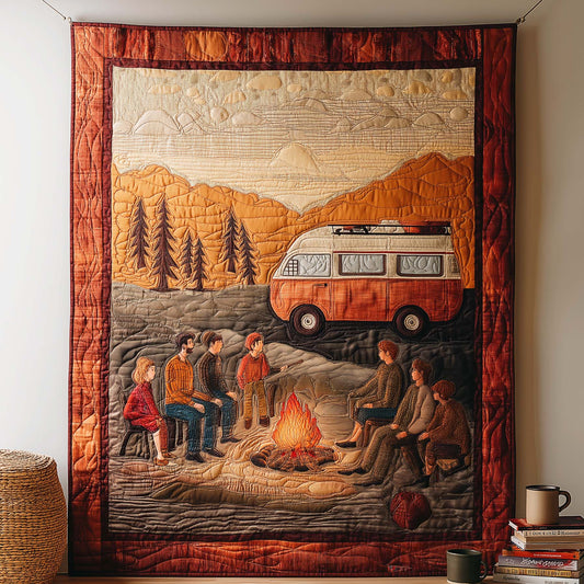 Campfire Glow Quilted Blanket NCU0TD083