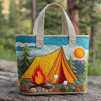 Campfire Moments Quilted Tote Bag NCU0NT9379