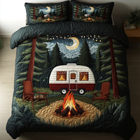 Campfire Nights 3-Piece Quilted Bedding Set NCU0DK7080