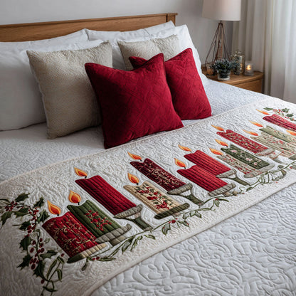Candlelit Dreams Quilted Bed Runner NCU0PT9633