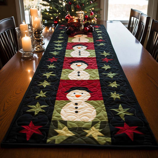 Candy Cane Bliss Quilted Table Runner NCU0NT636
