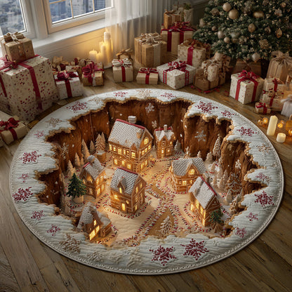 Candy Cane Lane Round Carpet NCU0DV8420