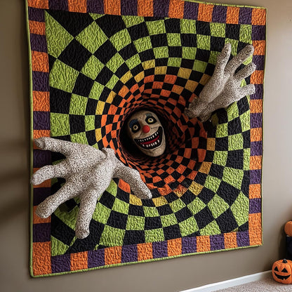 Candy Clown Hollow Art Quilt Hanging NCU0DV9855