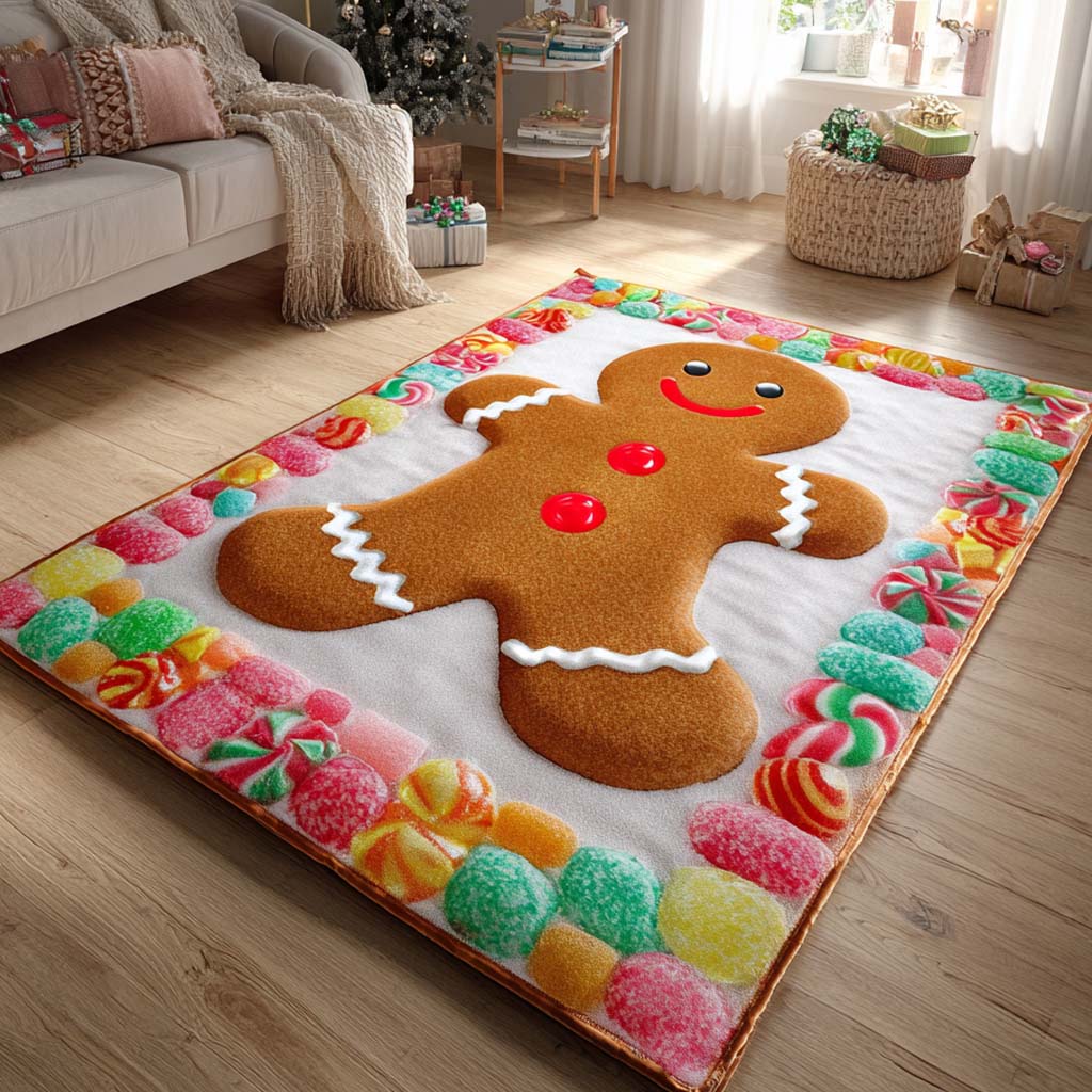 Candy Ginger Man Runway Area Rug NCU0XD1960