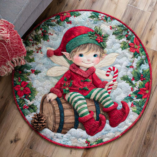 Candy Joy Quilted Round Mat NCU0NT9738