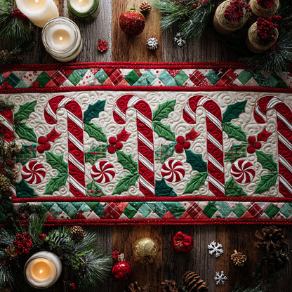 Candy Symphony Quilted Table Runner NCU0TV246