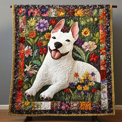 Canine Garden Charm Quilted Blanket NCU0PT3841