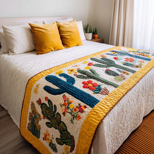 Canyon Bloomscape Quilted Bed Runner NCU0PT8772