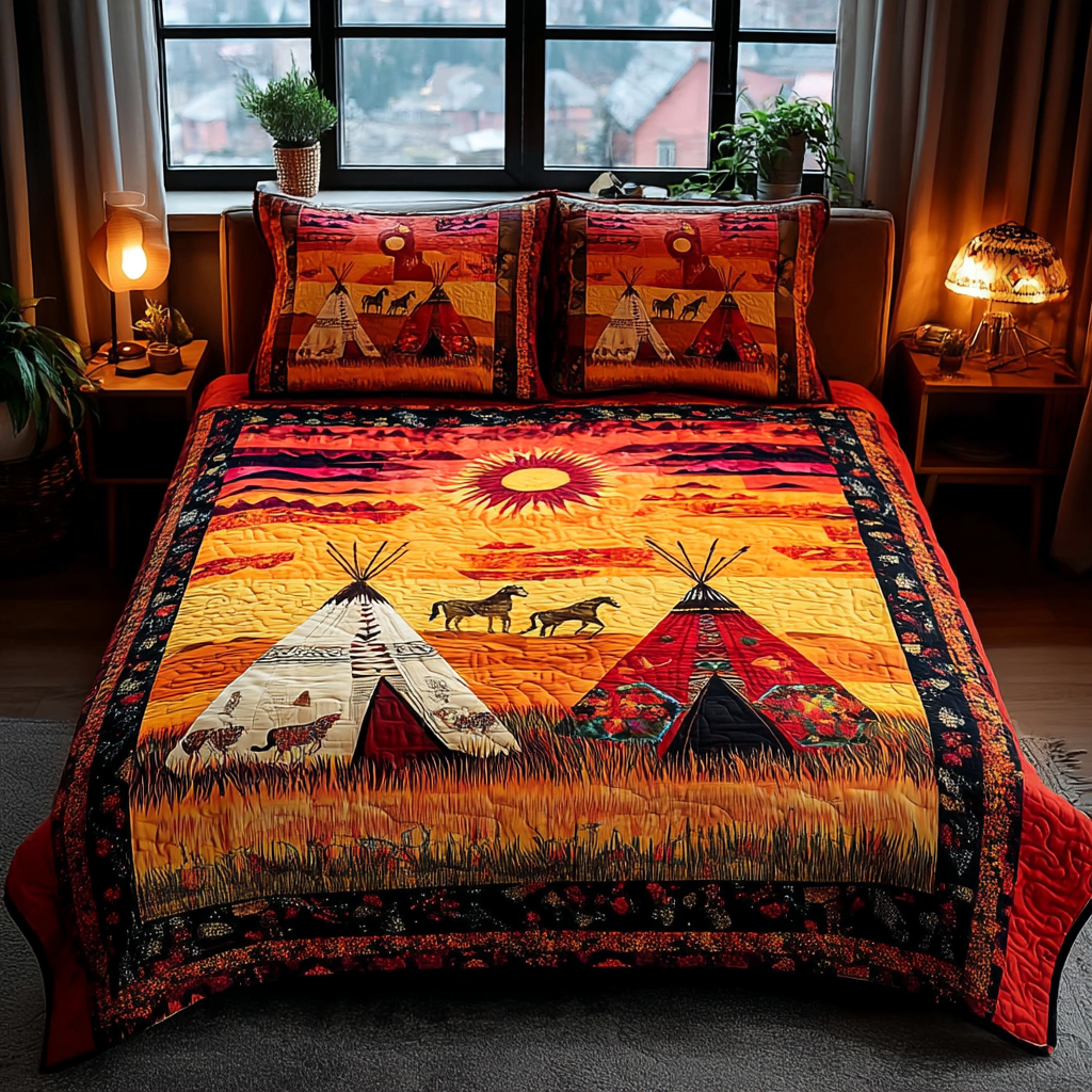 Canyon Dreaming 3-Piece Quilted Bedding Set NCU0DK806