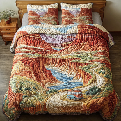 Canyon Dreams 3-Piece Quilted Bedding Set NCU0VH4354