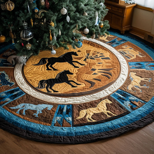 Canyon Gallop Quilted Round Mat NCU0PT9963