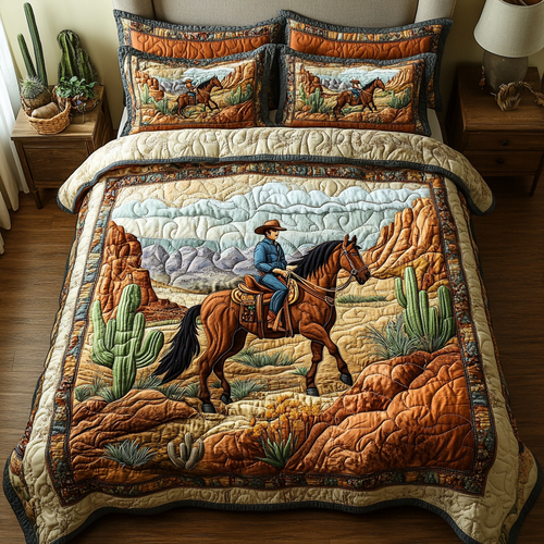 Canyon Journey 3-Piece Quilted Bedding Set NCU0DK10404