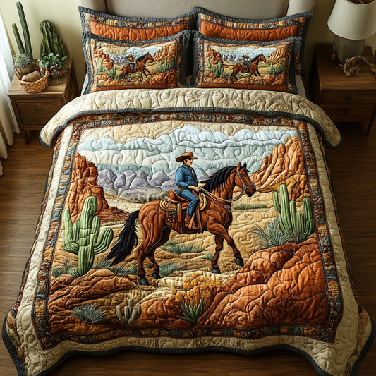 Canyon Journey 3-Piece Quilted Bedding Set NCU0DK10404
