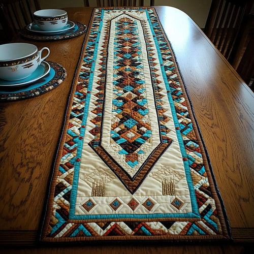 Canyon Rhythms Quilted Table Runner NCU0PT3870