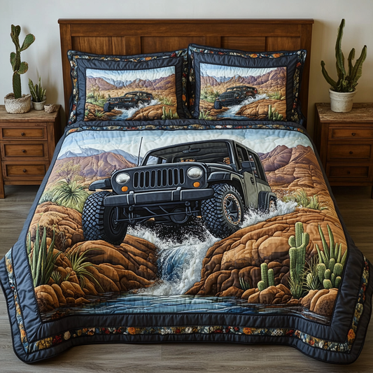 Canyon Ride 3-Piece Quilted Bedding Set NCU0VL2293