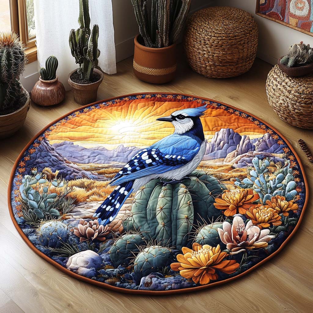 Canyon Song Quilted Round Mat NCU0XD295