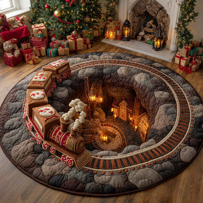 Canyon Spiral Express Quilted Round Mat NCU0XD1867