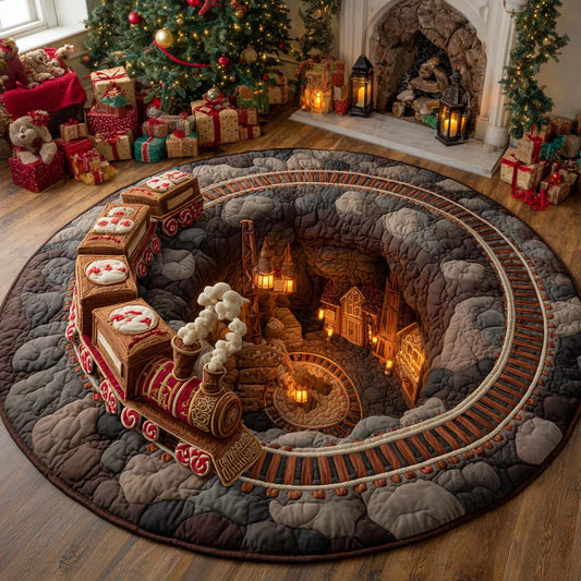 Canyon Spiral Express Quilted Round Mat NCU0XD1867