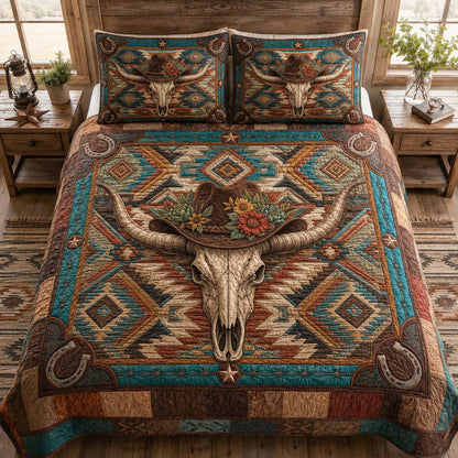 Canyon Spirit 3-Piece Quilted Bedding Set NCU0QD034