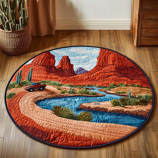 Canyon Spirit Quilted Round Mat NCU0XD301