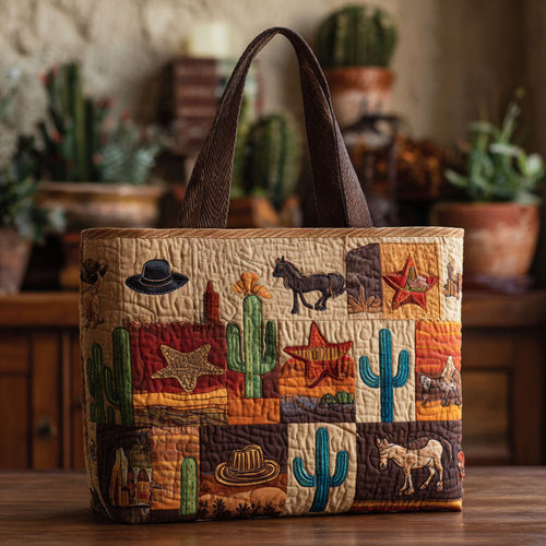 Canyon Sunset Quilted Tote Bag NCU0PT8589