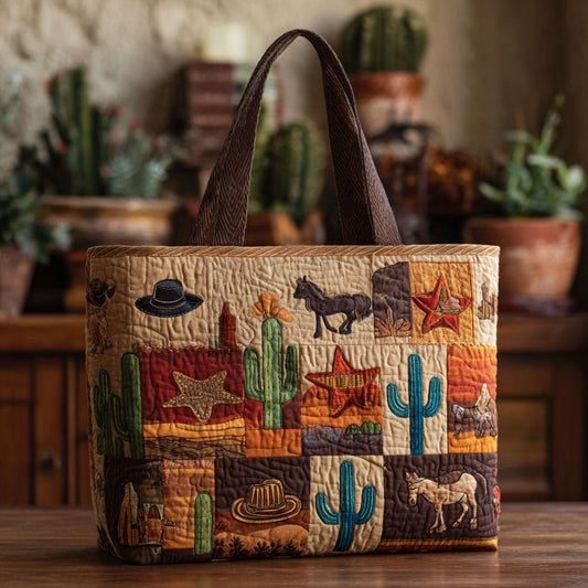 Canyon Sunset Quilted Tote Bag NCU0PT8589