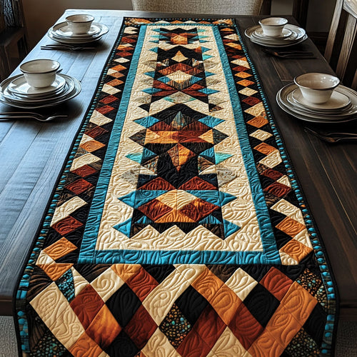 Canyon Symmetry Quilted Table Runner NCU0PT3871