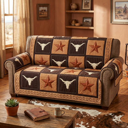 Canyon Trails Quilted Sofa Cover NCU0TD2738
