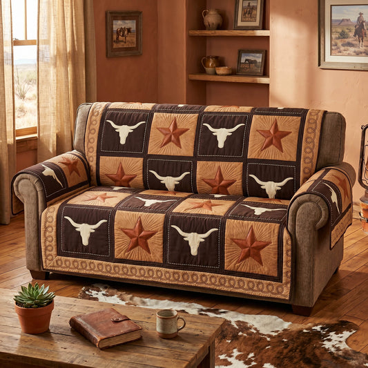 Canyon Trails Quilted Sofa Cover NCU0TD2738