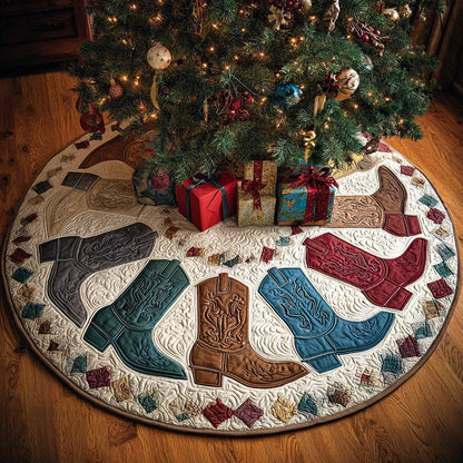 Canyon Walk Christmas Quilted Tree Skirt NCU0NT11205
