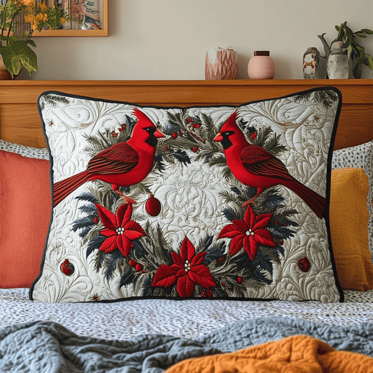 Cardinal Chorus Quilted Bedding Pillow Case NCU0DV7380