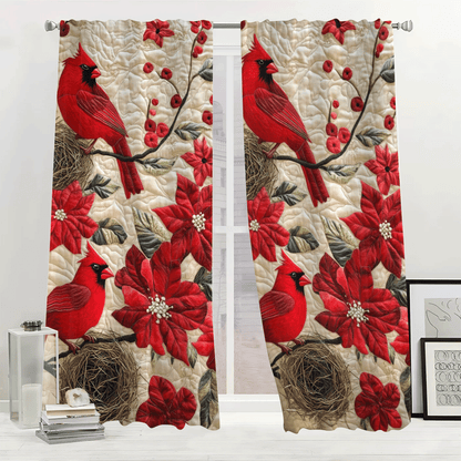 Cardinal Life Quilted Curtains NCU0DV2801