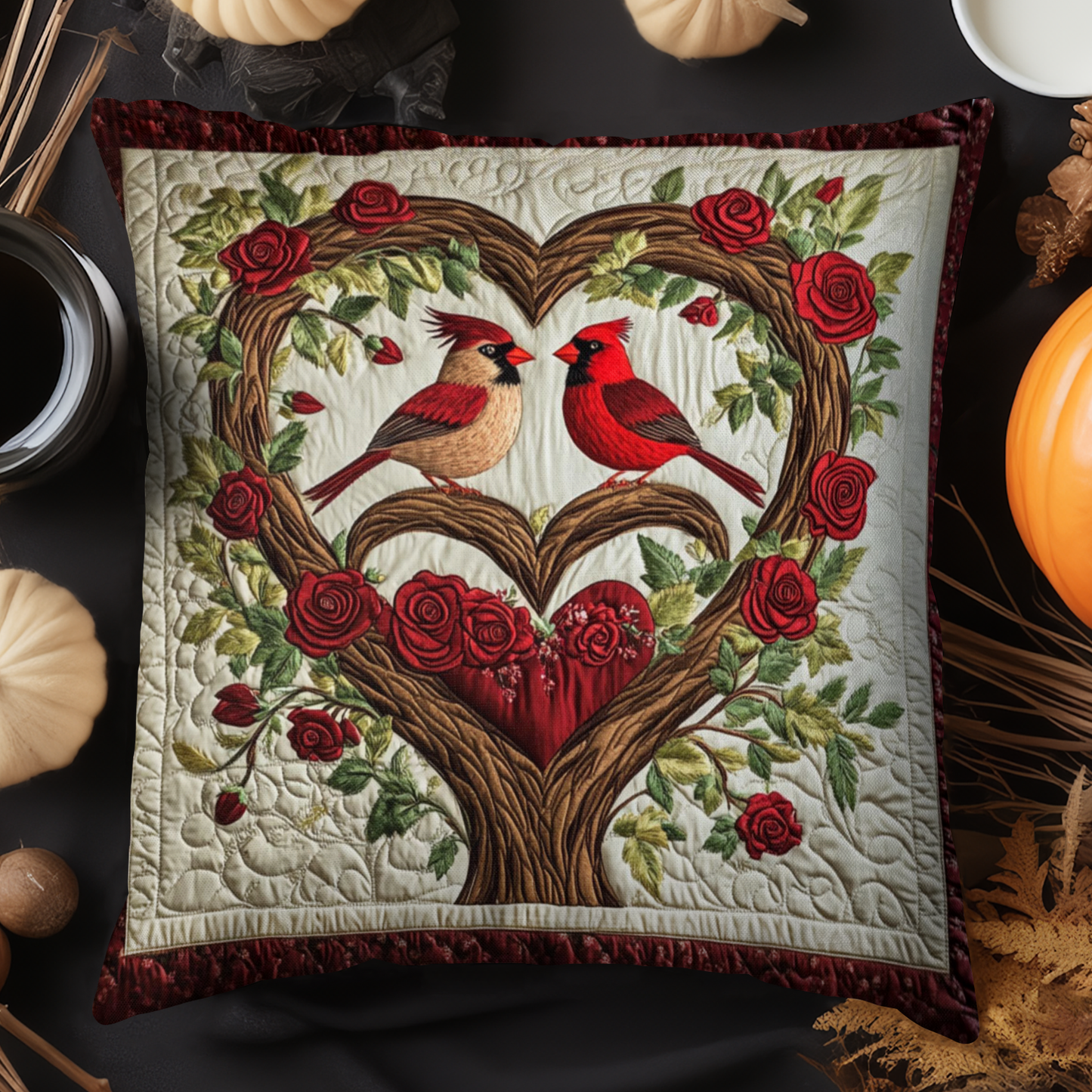 Cardinal Whisper Quilted Pillow Case NCU0NT3133