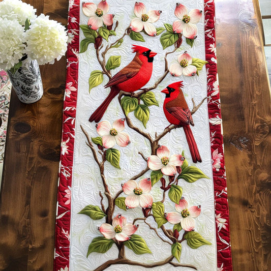 Cardinal Beauty Quilted Table Runner NCU0NT6429