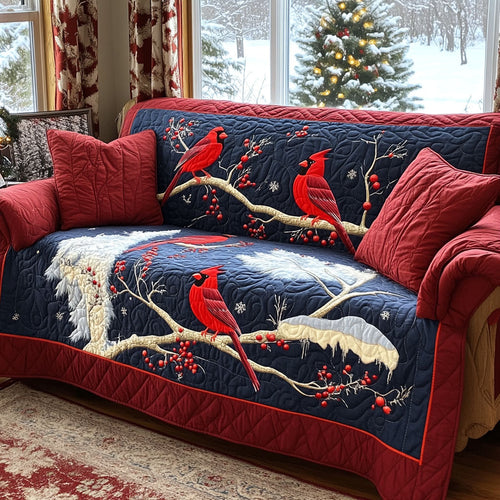 Cardinal Blessing Quilted Sofa Cover NCU0DK11491