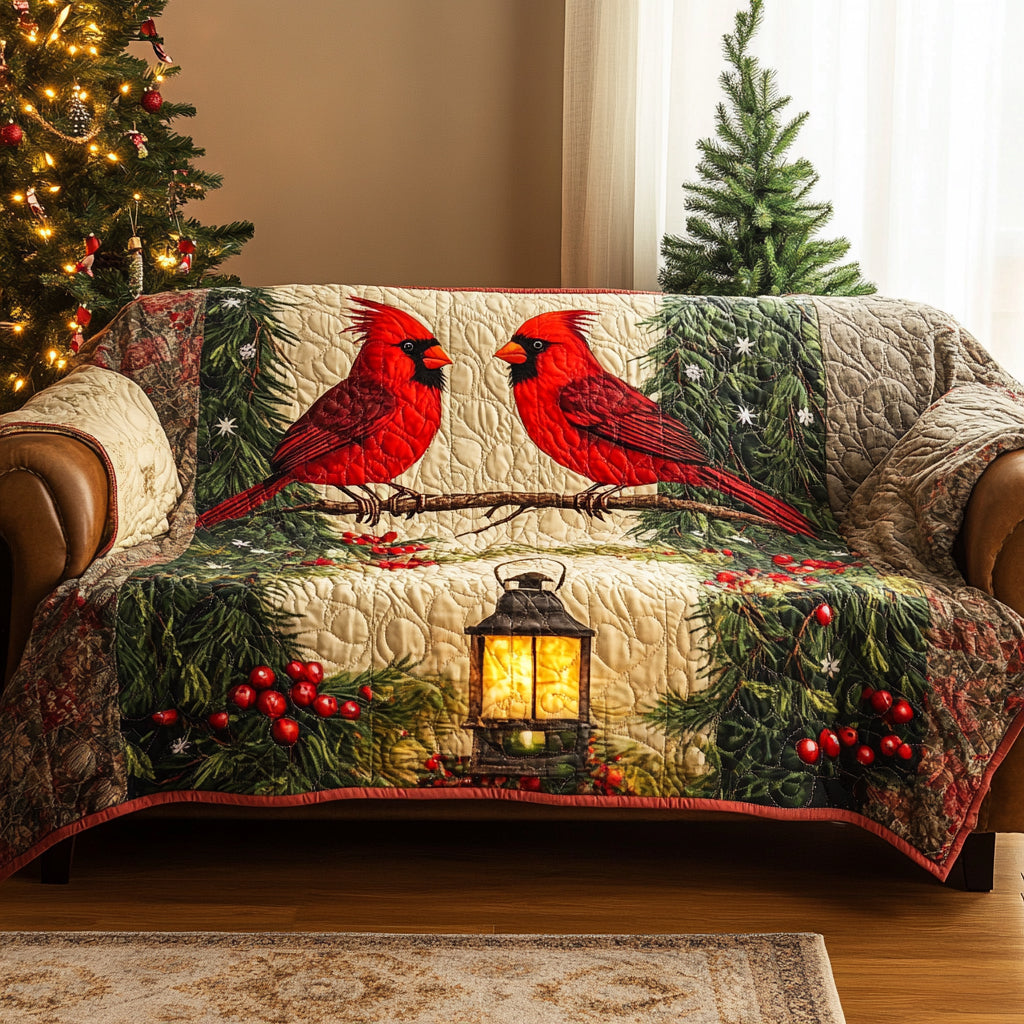 Cardinal Blessings Quilted Sofa Cover NCU0DV8511