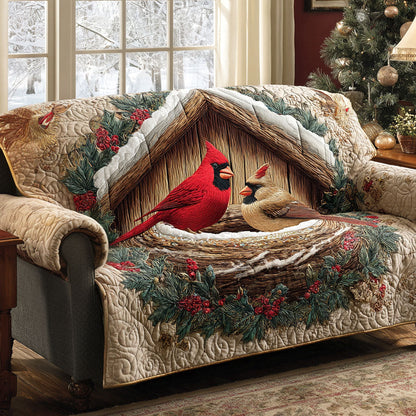 Cardinal Cottage Quilted Sofa Cover NCU0TV1295