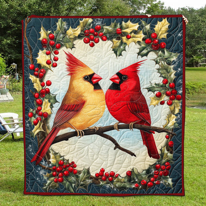 Cardinal Cuddle Quilted Blanket NCU0TL1046