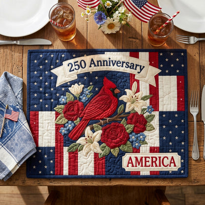 Cardinal Glory Quilted Placemat NCU0TV1893