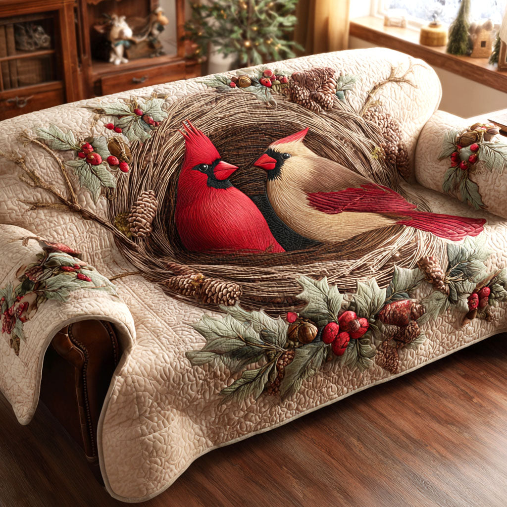 Cardinal Haven Quilted Sofa Cover NCU0TV1291