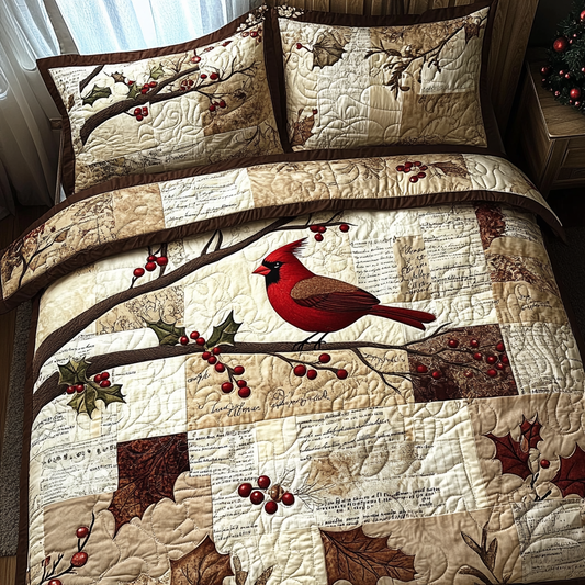 Cardinal Letters Quilted Bedding Set NCU0DV2166