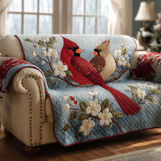 Cardinal Magnolia Muse Quilted Sofa Cover NCU0HH1619