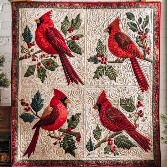 Cardinal Quartet Quilted Blanket NCU0NT9844